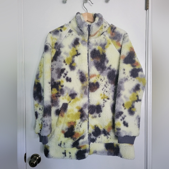 NWT mono b Sherpa Oversized Jacket WOMENS Size Small - Picture 2 of 10